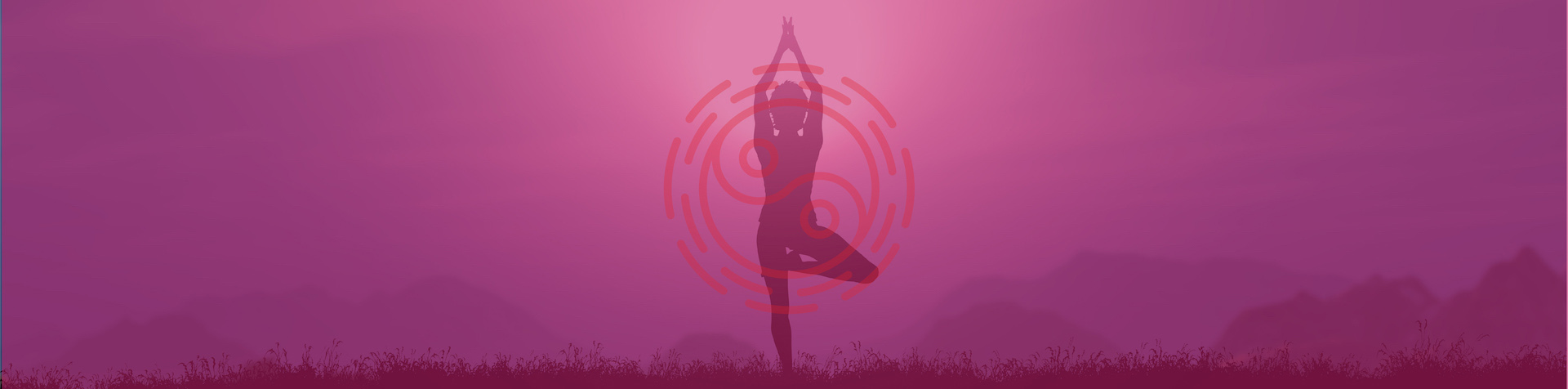 Monvie EnerQi Energiekosmetik - Yogapose mit Ying Yang Zeichen - ausbalancierte Energie